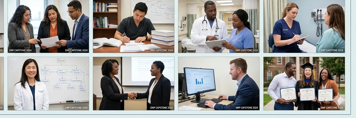 DNP capstone data analysis support — paired t-test, SPC charts, thematic analysis, SPSS